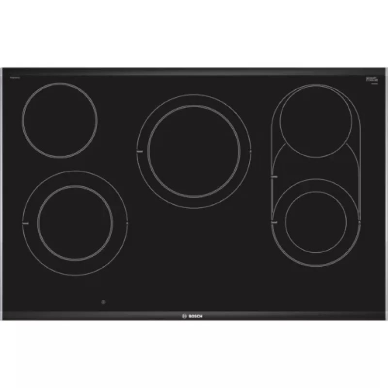 Bosch Serie 8 PKM875DP1D placa de cozinha preto, aço inoxidável encastrar placa vitrocerâmica 5 zona(s)
