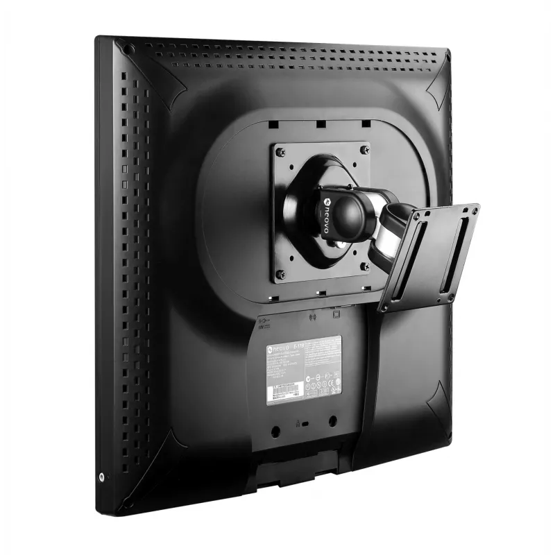 Suporte de parede/mesa para monitor AG Neovo PMK-01 para ecrãs de 15 a 32 polegadas, VESA 75x75–100x100, carga máx. 14 kg, inclinação ±90°, rotação 180° (preto)