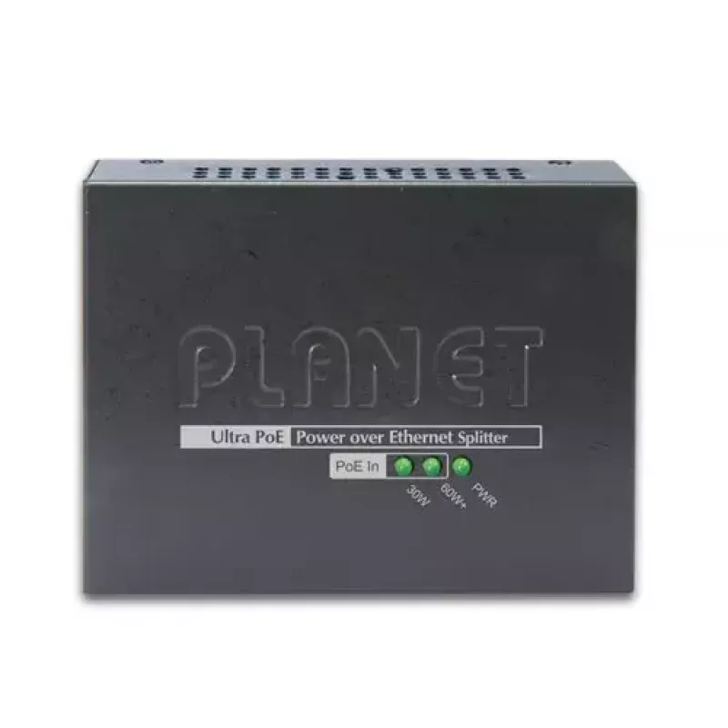 Splitter de rede PLANET POE-172S preto