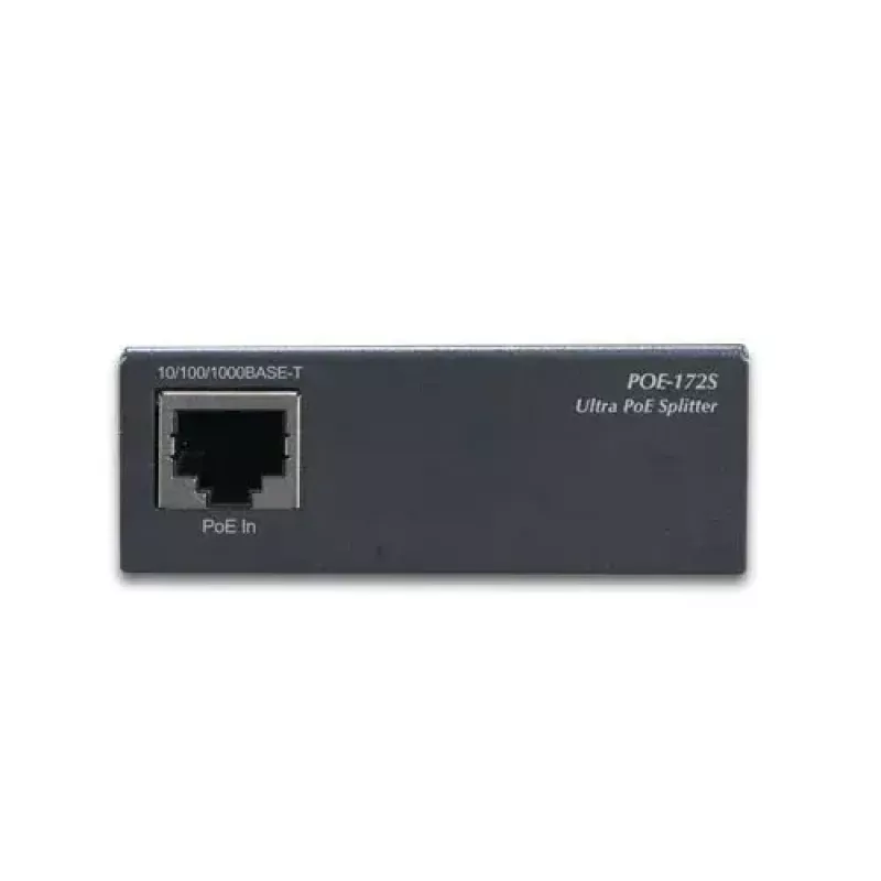 Splitter de rede PLANET POE-172S preto