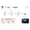 LevelOne repetidor Gigabit PoE, em cascata, interior/exterior