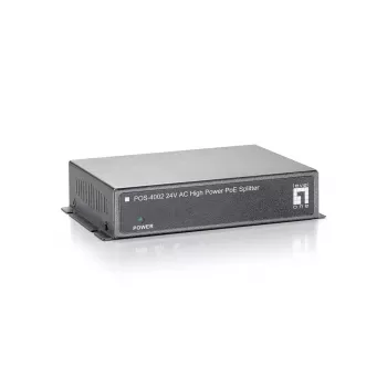 LevelOne splitter Fast Ethernet High Power PoE, saída 24V AC