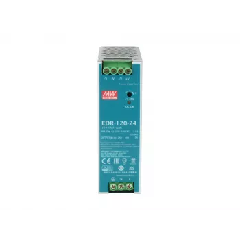 LevelOne fonte de alimentação industrial 24V DC, 120W, montagem em calha DIN