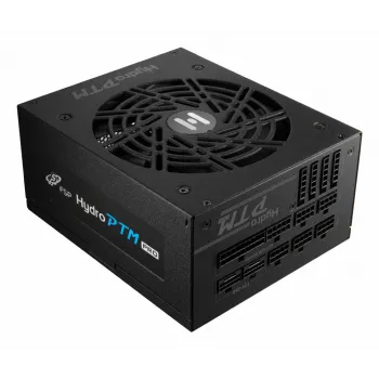 Fonte de alimentação FSP Hydro PTM PRO 1350W ATX ATXV3.1 preto, 1350 W, 110 - 240 V, 50/60 Hz, ativa, 20 W, 1350 W