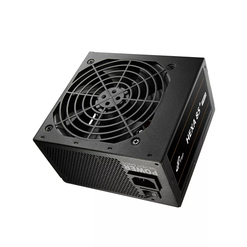 Fonte de alimentação FSP HEXA 85+ PRO 350W ATX ATX2.5 preto, 350 W, 100 - 240 V, 50 - 60 Hz, 5 - 2 A, ativa, 85 W