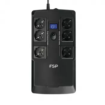 Fonte de alimentação ininterrupta (UPS) FSP NanoFit 600 standby (offline) 0,6 kVA 360 W 6 saídas AC