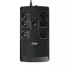 Fonte de alimentação ininterrupta (UPS) FSP NanoFit 800 standby (offline) 0,8 kVA 480 W 6 saídas AC