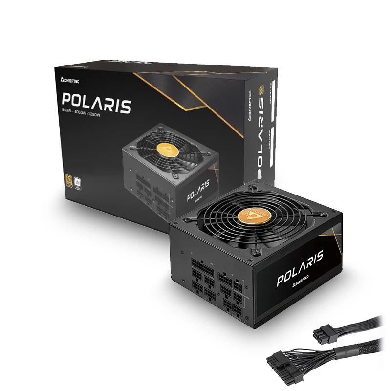 Fonte de alimentação Chieftec Polaris PPS-1050FC 1050 W 20+4 pinos ATX ATX preto