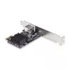 Placa de rede PCIe StarTech.com 1 porta 5G Gigabit, placa LAN PCI Express 5G/2,5G/1G/100M/10M, Realtek RTL8126, Windows e Linux, compatível com TAA