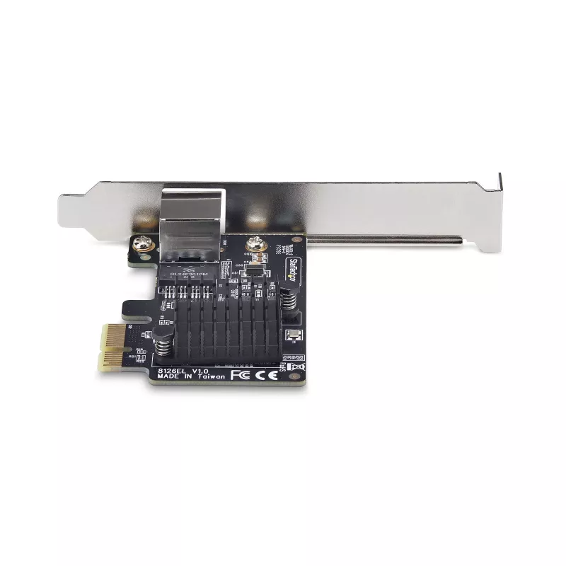 Placa de rede PCIe StarTech.com 1 porta 5G Gigabit, placa LAN PCI Express 5G/2,5G/1G/100M/10M, Realtek RTL8126, Windows e Linux, compatível com TAA