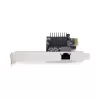 Placa de rede PCIe StarTech.com 1 porta 5G Gigabit, placa LAN PCI Express 5G/2,5G/1G/100M/10M, Realtek RTL8126, Windows e Linux, compatível com TAA