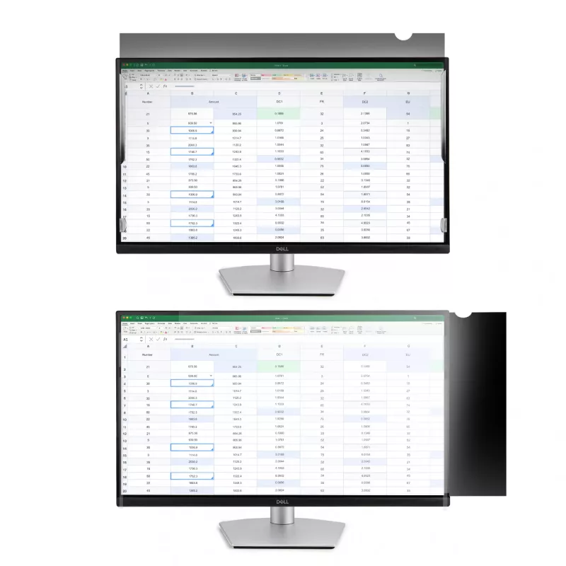 Película de proteção de ecrã StarTech.com para monitor de 23 polegadas - filtro de segurança para ecrã de computador - película protetora com redução de luz azul - 16:9 widescreen - mate/brilhante - +/-30 graus