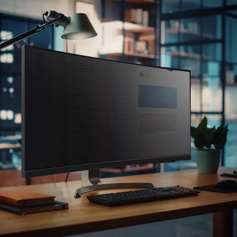 Película de proteção de ecrã StarTech.com para monitor ultrawide de 34 polegadas – 21:9 widescreen – filtro de segurança para ecrã de computador – proteção com redução de luz azul – mate/brilhante – +/-30 graus
