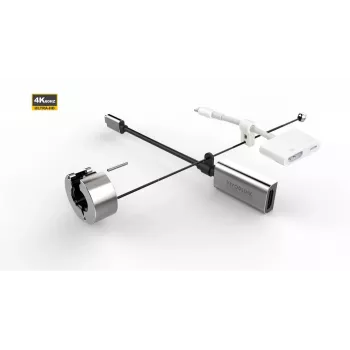 Adaptador de cabo de vídeo Vivolink PROADRING10S HDMI prateado