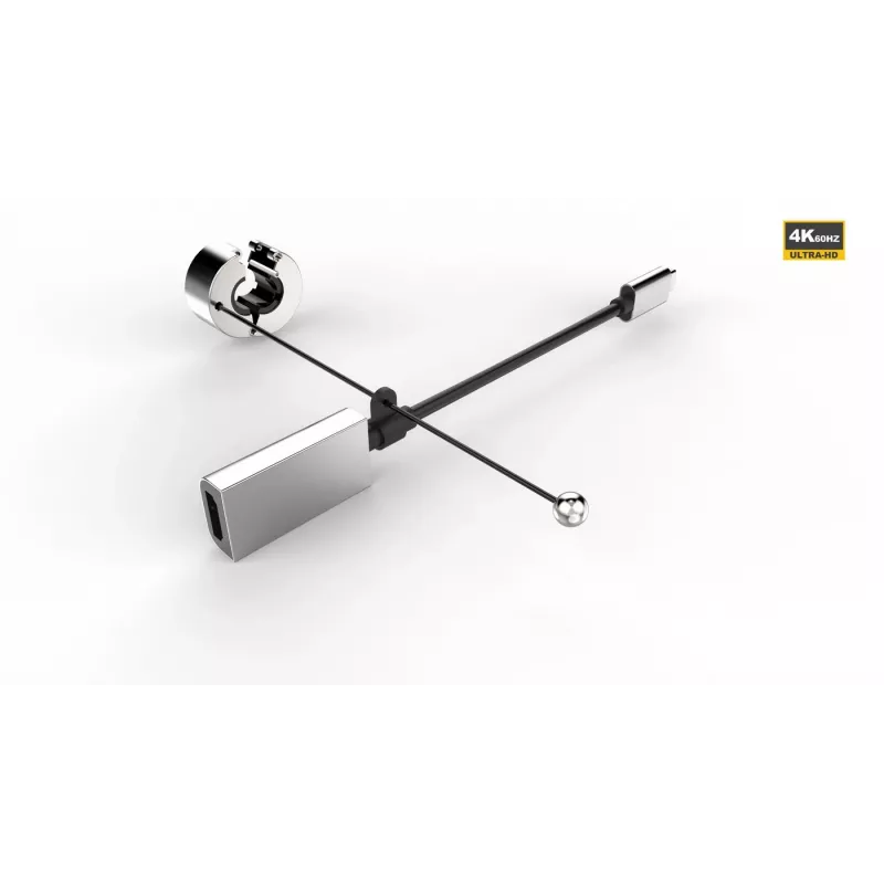 Adaptador de vídeo Vivolink PROADRING4S USB Type-C HDMI preto