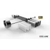 Adaptador de cabo de vídeo Vivolink PROADRING7S DisplayPort + Mini DisplayPort + USB Type-C 3 x HDMI