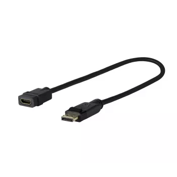 Adaptador de cabo de vídeo Vivolink PRODPADAPHDMI 0,2 m DisplayPort HDMI preto