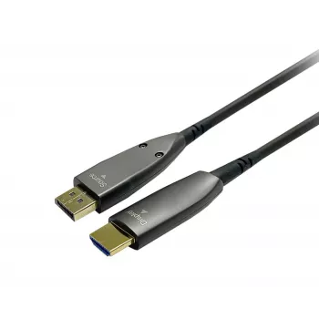 Adaptador de cabo de vídeo Vivolink PRODPHDMIOP50 20 m DisplayPort HDMI preto