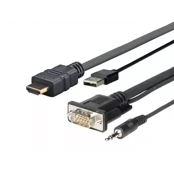 Cabo HDMI USB VGA AUDIO Vivolink PROHDMIMVGA2