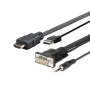 Cabo HDMI USB VGA AUDIO Vivolink PROHDMIMVGA2