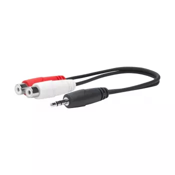 Cabo de áudio Vivolink PROMJMRCAF0.2 0,2 m 2 x RCA 3,5 mm preto