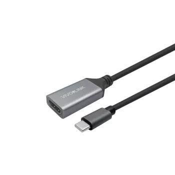 Adaptador de cabo Vivolink PROUSBCHDMIMF2 USB C HDMI preto 2 m