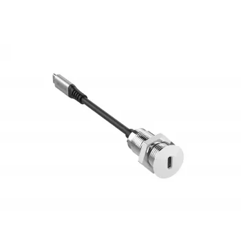 Cabo USB Vivolink PROUSBCMF0.3SOCKET-W USB 3.2 Gen 2 (3.1 Gen 2) 0,3 m USB-C branco