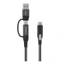 Cabo USB Vivolink PROUSBCMM1.5ADP USB 3.2 Gen 2 (3.1 Gen 2) 1,5 m USB C preto