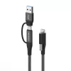 Cabo USB Vivolink PROUSBCMM1.5ADP USB 3.2 Gen 2 (3.1 Gen 2) 1,5 m USB C preto