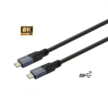 Cabo USB Vivolink PROUSBCMM6 USB 3.2 Gen 2 (3.1 Gen 2) 6 m USB C preto