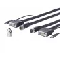 Cabo VGA Vivolink PROVGASCW10 10 m VGA (D-Sub) preto