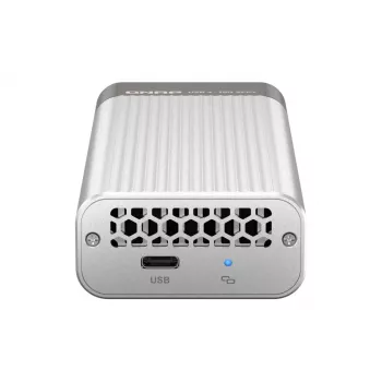 Adaptador de Rede QNAP USB 4 Type-C para 1 x 10GbE SFP+ Ethernet 10000 Mbit/s