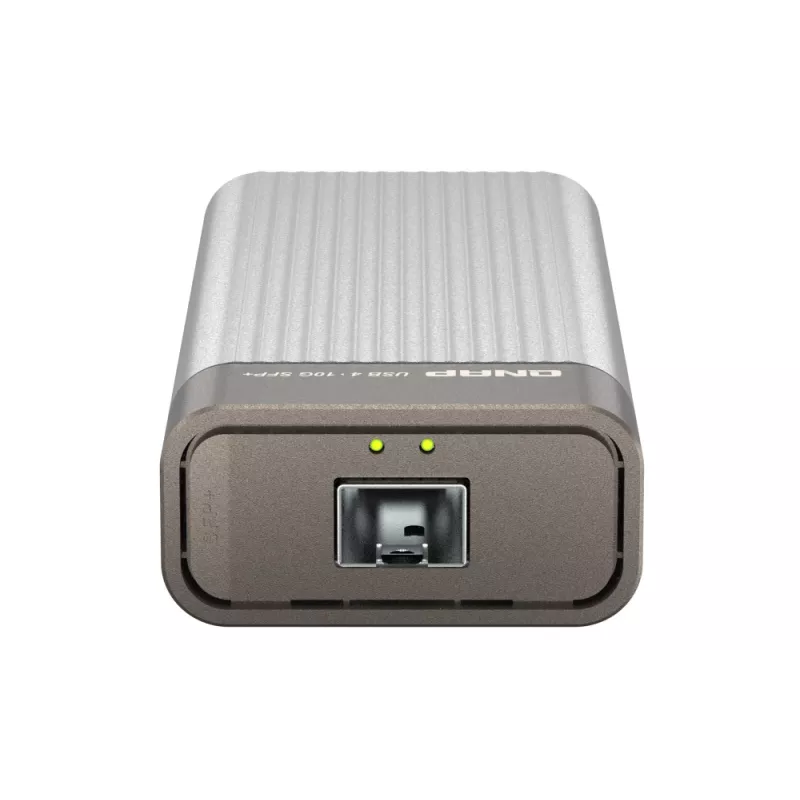 QNAP QNA-UC10G1SF adaptador de rede de USB 4 Type-C para 1 x 10GbE SFP+, 10000 Mbit/s