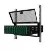 Lanview RAB505BL 5U cobertura de segurança para montagem em rack 19 polegadas