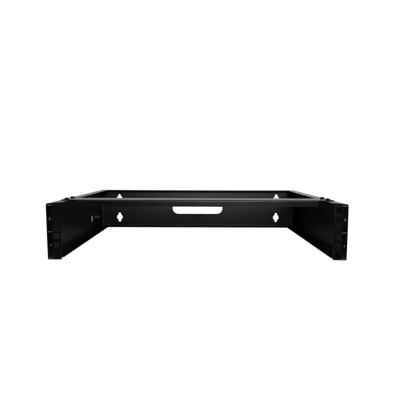StarTech.com armário de rede de parede 2U – 14 polegadas de profundidade (perfil baixo) – suporte para patch panel 19 polegadas para servidores planos, equipamentos de IT, switches de rede – capacidade de carga 35 kg, preto