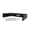 StarTech.com armário de rede de parede 2U – 14 polegadas de profundidade (perfil baixo) – suporte para patch panel 19 polegadas para servidores planos, equipamentos de IT, switches de rede – capacidade de carga 35 kg, preto
