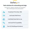 StarTech.com armário de rede de parede 2U – 14 polegadas de profundidade (perfil baixo) – suporte para patch panel 19 polegadas para servidores planos, equipamentos de IT, switches de rede – capacidade de carga 35 kg, preto