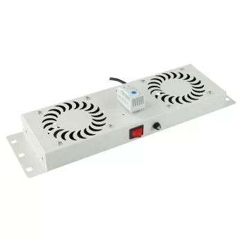 Acessório para rack Lanview RAF115WH-UK 1U 2 ventoinhas branco