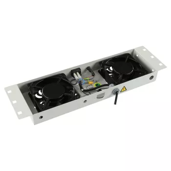 Acessório para rack Lanview RAF115WH-UK 1U 2 ventoinhas branco