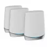 NETGEAR Orbi RBK753 AX4200 WiFi 6 sistema Mesh tribanda (router + 2 extensores), 2,4 GHz / 5 GHz / 5 GHz, branco