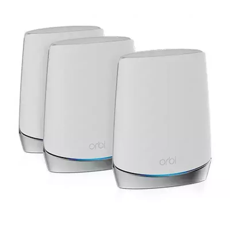 NETGEAR Orbi RBK753 AX4200 WiFi 6 sistema Mesh tribanda (router + 2 extensores), 2,4 GHz / 5 GHz / 5 GHz, branco