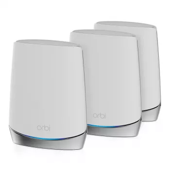 NETGEAR Orbi RBK753 AX4200 WiFi 6 sistema Mesh Tri-Band (2,4 GHz / 5 GHz / 5 GHz) Wi-Fi 6 (802.11ax) branco 7 interno
