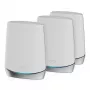 NETGEAR Orbi RBK753 AX4200 WiFi 6 sistema Mesh Tri-Band (2,4 GHz / 5 GHz / 5 GHz) Wi-Fi 6 (802.11ax) branco 7 interno