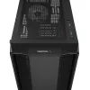 Caixa de PC DeepCool CC560 V2 Midi Tower preto — ATX/microATX, vidro temperado, RGB frontal, radiador frontal 360mm, GPU 370mm