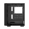 Caixa de PC DeepCool CC560 V2 Midi Tower preto — ATX/microATX, vidro temperado, RGB frontal, radiador frontal 360mm, GPU 370mm