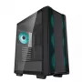 Caixa de PC DeepCool CC560 V2 Midi Tower preto — ATX/microATX, vidro temperado, RGB frontal, radiador frontal 360mm, GPU 370mm