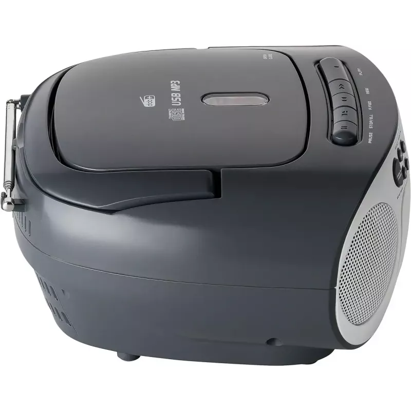 Rádio portátil Reflexion RCR2260DAB branco/cinzento com sintonizador DAB+/FM e leitor de CD
