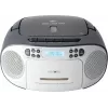 Rádio portátil Reflexion RCR2260DAB branco/cinzento com sintonizador DAB+/FM e leitor de CD