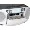 Rádio portátil Reflexion RCR2260DAB branco/cinzento com sintonizador DAB+/FM e leitor de CD
