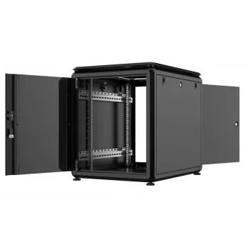 Armário rack Lanview RDL12U68BL 12U preto 600 kg IP20
